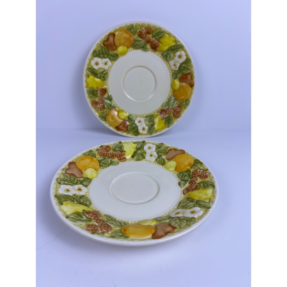 Vintage 70s Metlox Poppytrail Vernon Ware‎ 2 Saucer Replacement